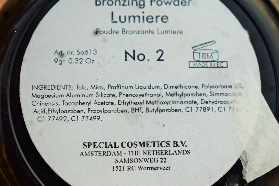 Makeup Studio Professional Bronzing Powder Lumiere Ingredients