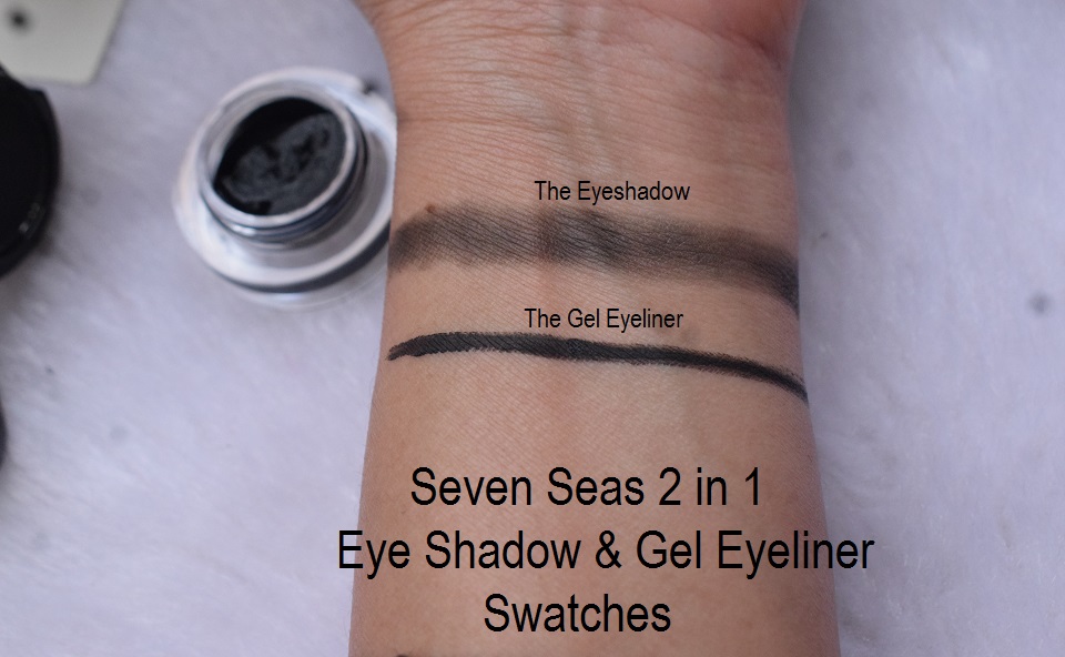 Seven Seas 2 in 1 Eye Shadow & Gel Eyeliner - Swatches