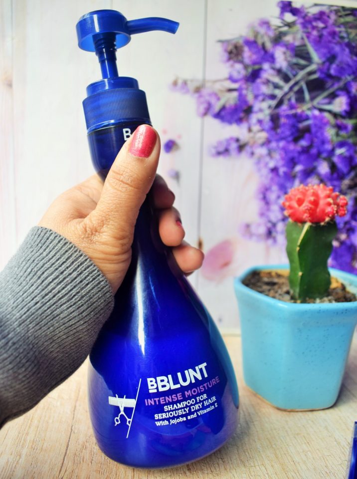 BBlunt Intense Moisture Shampoo For Seriously Dry Hair Packaging