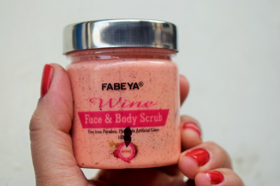 Fabeya Wine Face & Body Scrub