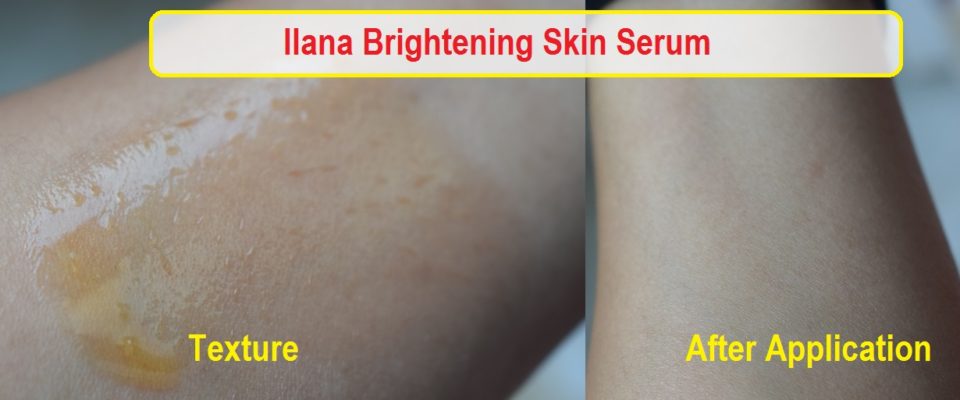 Ilana Brightening Skin Serum Before & After