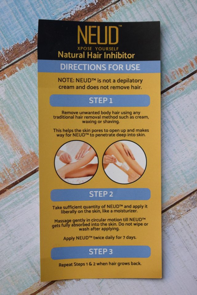 NEUD - Natural Hair Inhibitor The perfect solution to get rid of unwanted  hair. It is easy to use and gradually removes unwanted body hair  permanently. For both men and women! #NEUD #