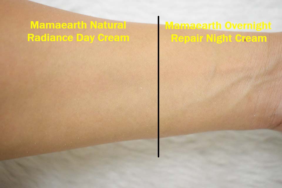 Mamaearth Day & Night Cream absorb fast giving matte finish