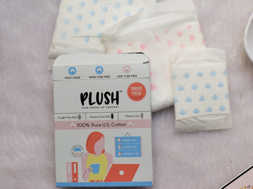 Plush Travel Pack Of Sanitary Napkin & Panty Liner