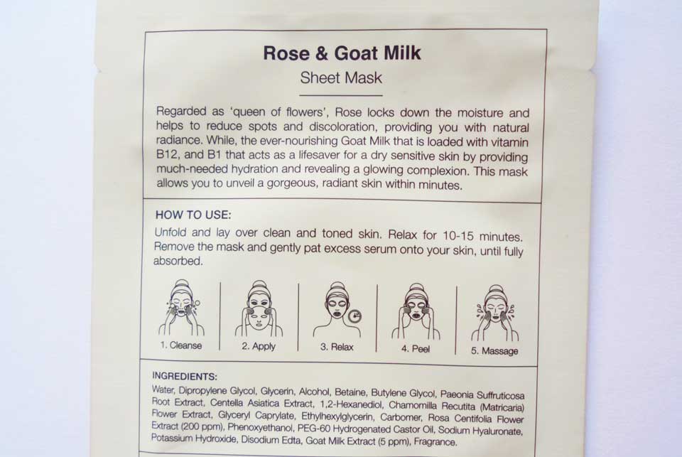 Rose + Goat Milk for Nourished + Radiant Skin Ingredients
