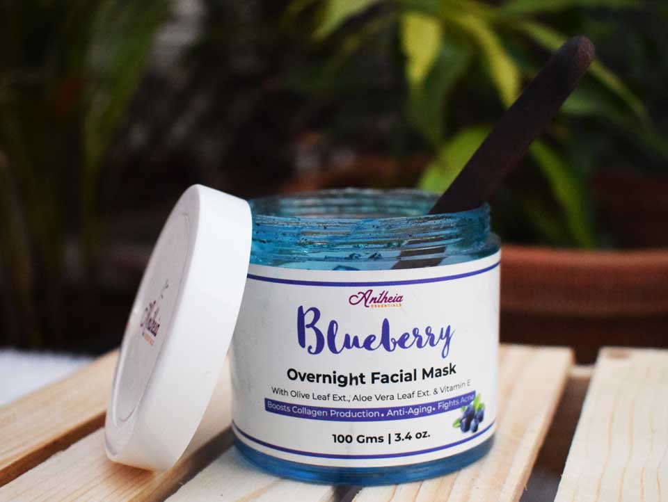 Antheia Essentials Blueberry Overnight Facial Mask