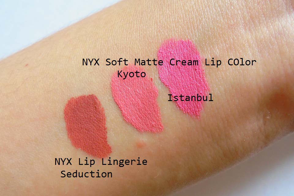 Top 3 NYX Nude Lip Colors- Seduction, Kyoto, Istanbul