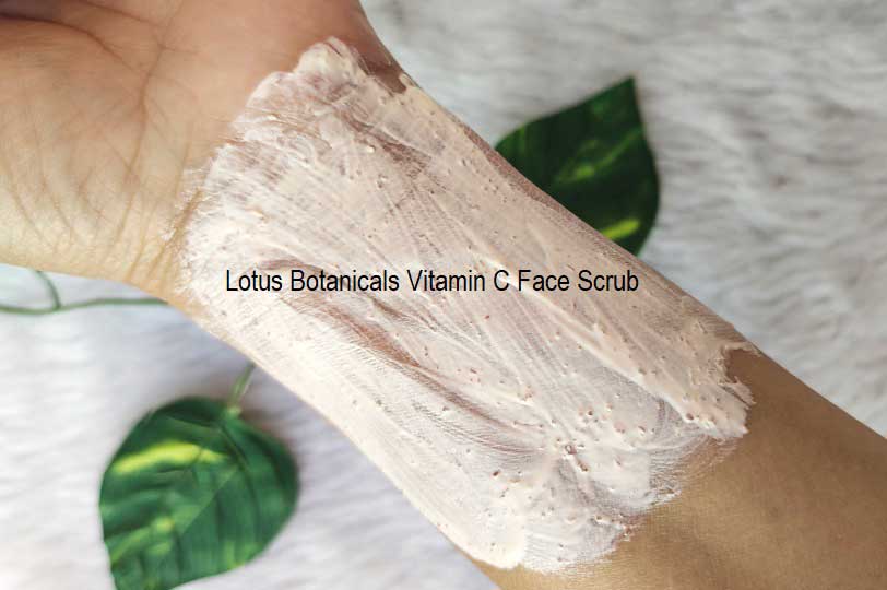 Lotus Botanicals Vitamin C Face Scrub Texture