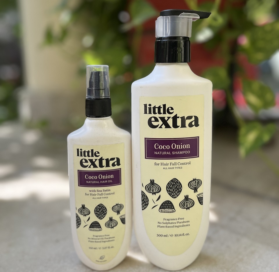Little Extra Coco Onion Shampoo and Hair Oil